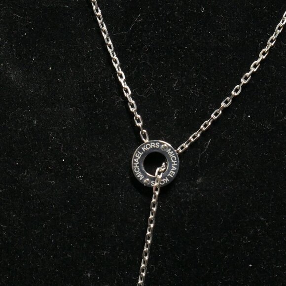 Michael Kors Necklace Loop and Baguette Crystal - Picture 3 of 9